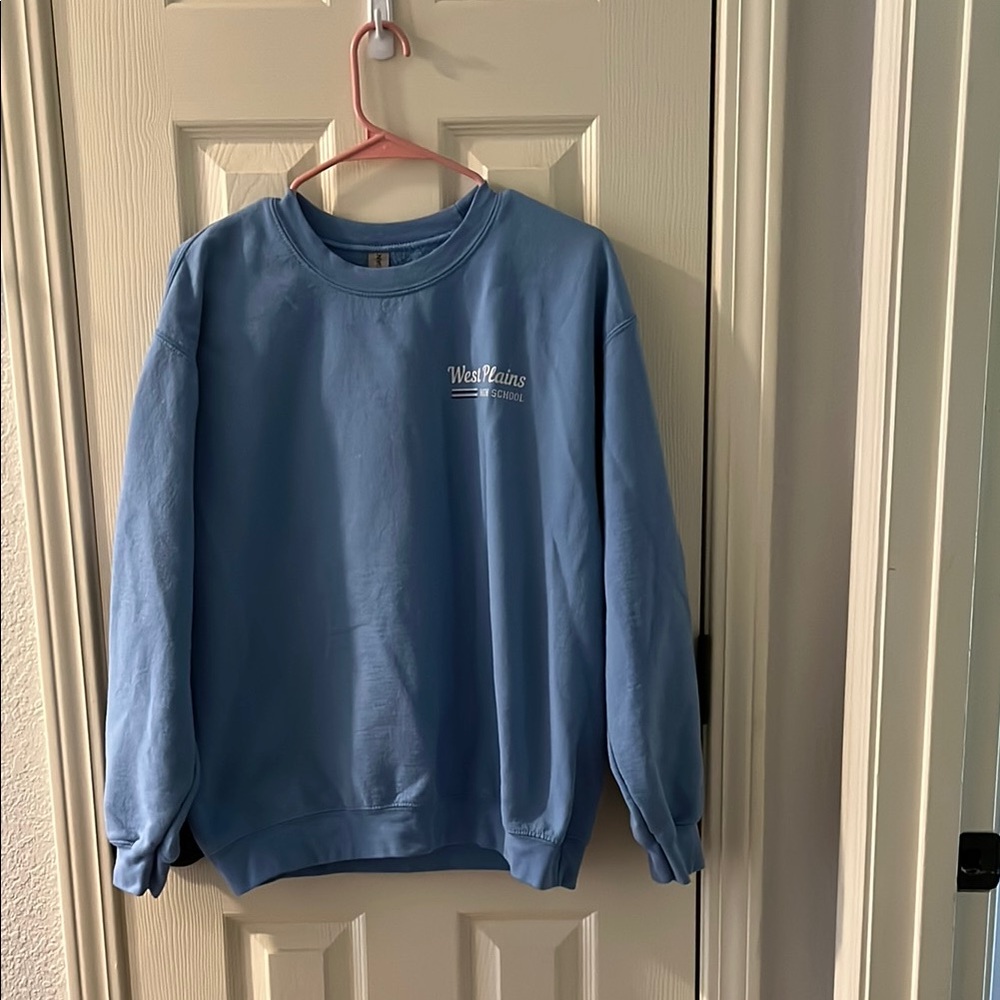 Gildan Blue Crewneck Sweater Classic Style